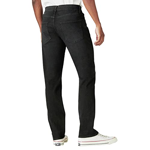 Lucky Brand Men’s 410 Athletic Straight Fit Straight Leg Jeans (as1, Waist_Inseam, Numeric_40, Numeric_32, Black)2