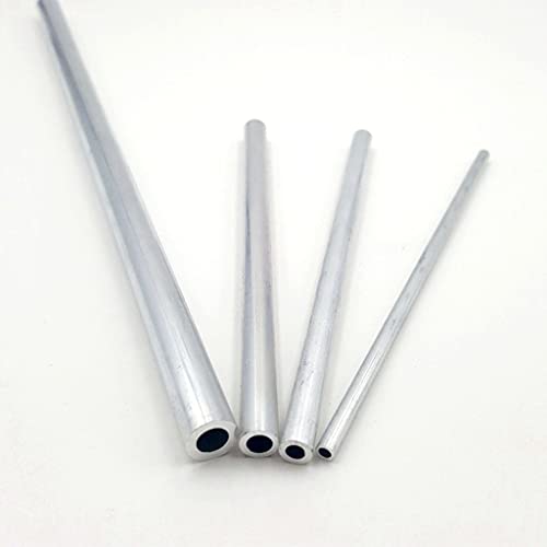 ACVACV 1 Tubo Hueco de Aluminio for proyectos de Bricolaje, Eje de transmisión de Tubos metálicos refrigerado por Agua, Tubo Largo Duro.(6X4 10CM)