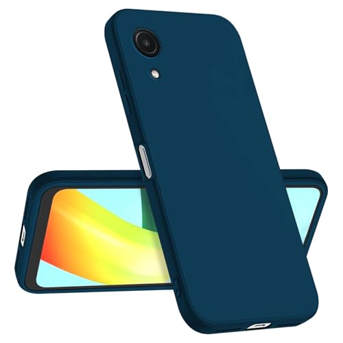 Longstong Funda Compatible con Samsung Galaxy A03 Core (6.5'), Delgada Antigolpes Personalizada Diseño Minimalista - Azul Zafiro
