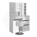 Produktbild Vicco Schminktisch Sherry, Weiß Hochglanz, 90 cm mit Hocker