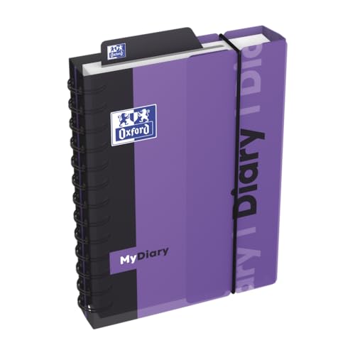 Agenda Scolaire 2025-2026 Oxford Student 12x18cm 1 jour par page 352 pages Violet