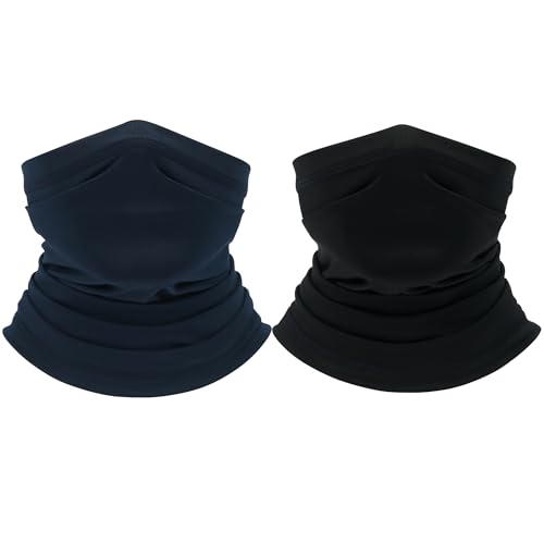 Image of UV Protection Cooling Neck Gaiter Face Mask Scarf for Men - Windproof Neck Cover Bandana Neck Warmer Mask