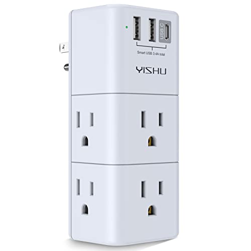 USB Multi Plug Outlet Extender main view