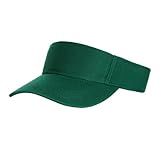 Lystaii Sport Sun Visor Hats Outdoor Sports Wear Athletic Visor Golf Running Sun Adjustable Caps for Women and Men (US, Alpha, One Size, Green)