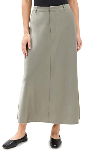 Vince Women's Satin Trouser A Line Skirt