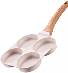 Frigideira antiaderente 4 divisoes inducao gas eletrico cabo marmore toque suave cozinha saudavel