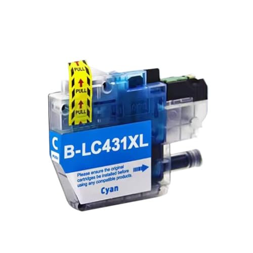 Cartouche LC431XL compatible avec imprimante DCP-J1050DW et MFC-J1010DW Cyan