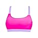 JEUROT Bikini Tops for Women Push up Sexy V Neck Bikini Swimsuit Top Padded Knot Twist Cut Out Swimwear Top Beach Travel Outfits Summer Fashion Clothes (XL) Hot Pink