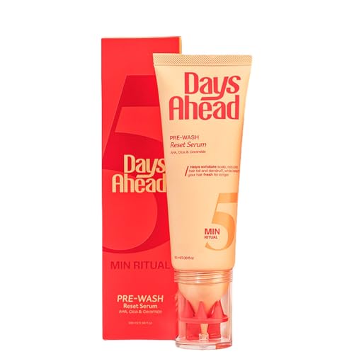 Image of Days Ahead Pre-Wash Reset Serum | For Oily Scalp | Controls Oil, Buildup & Flakes | 11% Active Ingredients | Salicylic Acid, Glycolic Acid, Niacinamide, Ceramide | For All Hair Types | For Women & Men