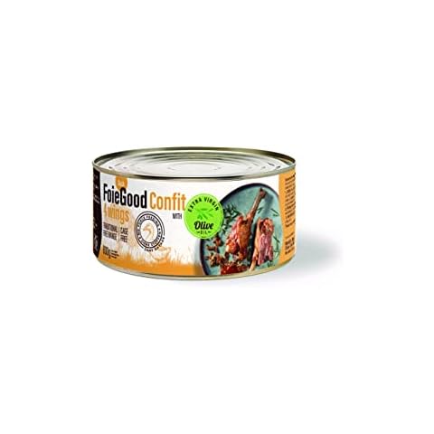 Foie Good, 4 Legs Duck Confit, Ideal for Appetizers, No Forced Feeding, 700 Grams Cover