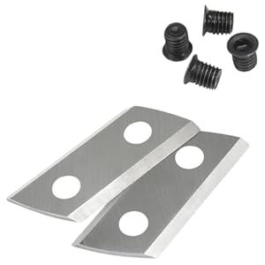 Ajhui 6-teiliges Ersatz-Häckslermesser für Einhell