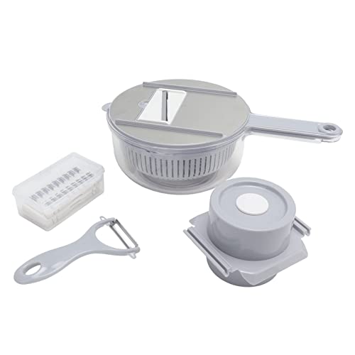 Rallador Versátil para Verduras y Queso LUCKDANO Gris miniatura 5