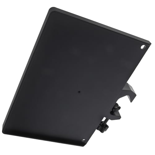 CLISPEED Bandeja de Abrazadera para Soporte de Micrófono Abs para Trípode de Transmisión con Espacio para Tarjeta de Sonido y Accesorios