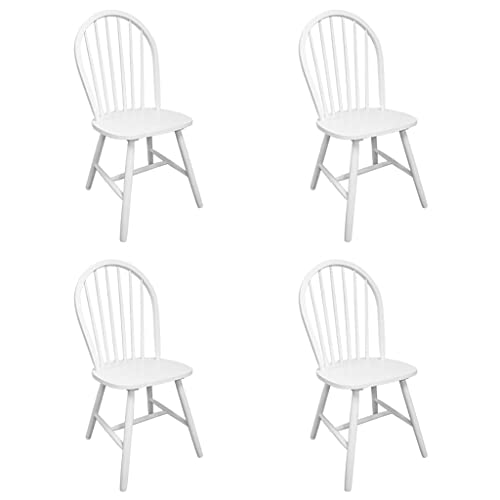 Sillas Comedor Blancas Madera Rusticas Marca vidaXL