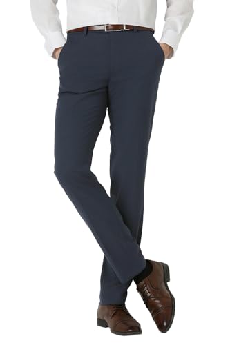 Image of Peter England Men Mid Rise Neo-Slim Formal Trouser