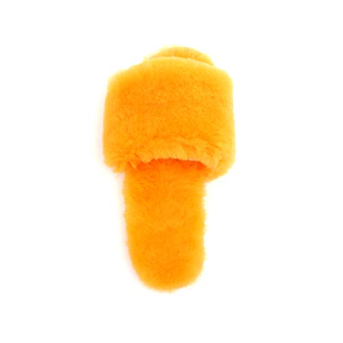 Millffy Women's Wool Fur Slippers Sheepskin Leather Slippers Shearling Fur Fluffy Fuzzy House Bedroom Shoes Slides4