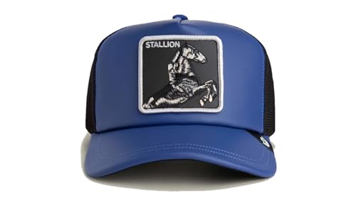 Casquette trucker Goorin Bros bleu noir LFG Stallion