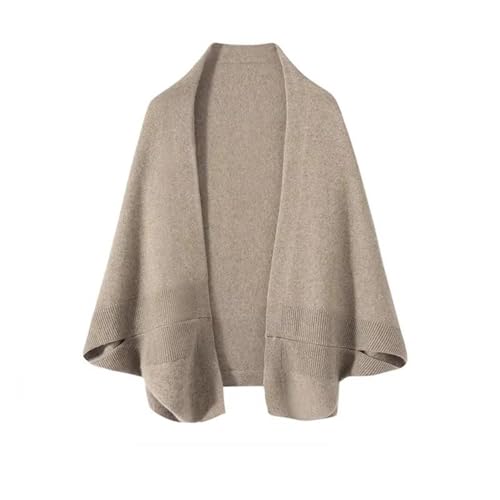 Women Wool Knitted Poncho Cardigan Shawl Fall Warm Houlder Neck Protect Scarf Cape Dual-Use Cloak4
