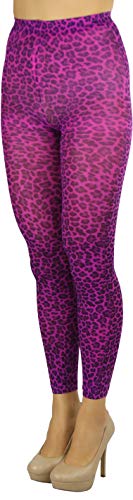 ToBeInStyle Women’s Footless Opaque Animal Zebra Tiger Tights Hosiery3