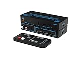 Wilxisum HDMI Switch 3 in 1 Out with Audio Extractor and ARC Audio Extractor, HDMI to HDMI+ Optical, 3.5mm, RCA R/L, TV/2.0/5.1 Audio Out Mode, HDMI ARC to RCA Audio Converter