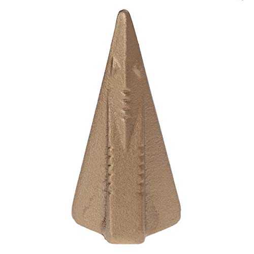 Yardwe Felled Manual Log Splitter Wedge Diamond Wedge Steel Splitting Wedge Wood Wedge Wood Splitter Wedge Tool