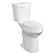 21 Inch Tall Toilet, Two-Piece ADA Elongated Bowl Toilet with Soft-Close Seat & Comfort Height, S-Trap, Powerful Siphon Jet Dual Flush (1.1/1.6GPF), 12" Rough-In for Bathrooms White