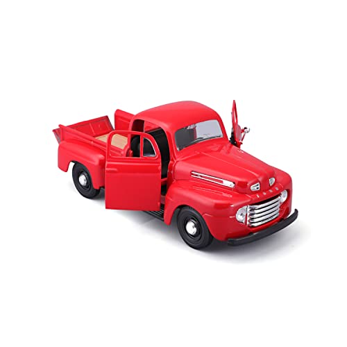 Maisto 1:24 Assembly Line 1948 Ford F-1 Pick-up, Rojo miniatura 5