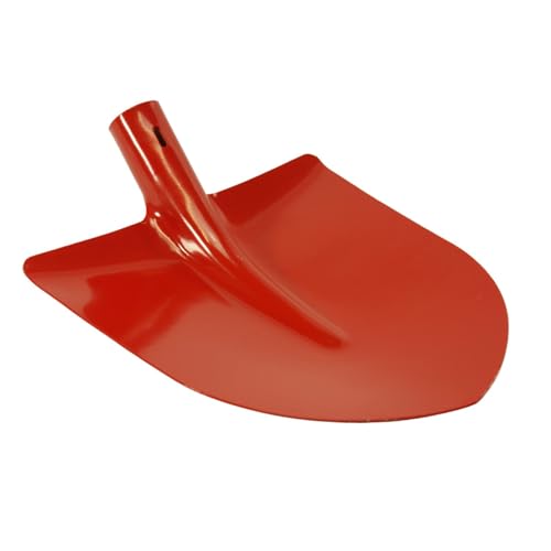 ERPINA® Frankfurter Schaufel ohne Stiel rot - Robustes Schaufelblatt aus Qualitätsstahl für Garten, BAU und Landwirtschaft - Größe 5 ist ideal als Schüppe für Sand, Kies & Split