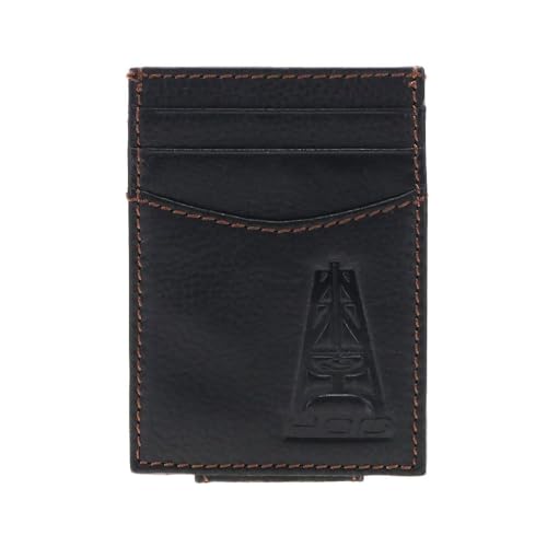 HOOEY Leather Men's Money Clip (HOG - Black)