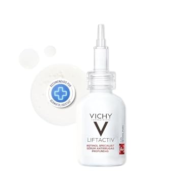 Vichy Retinol Serum Antirrugas com Frações Probióticas, Peptídeos Anti-idade, 30Ml