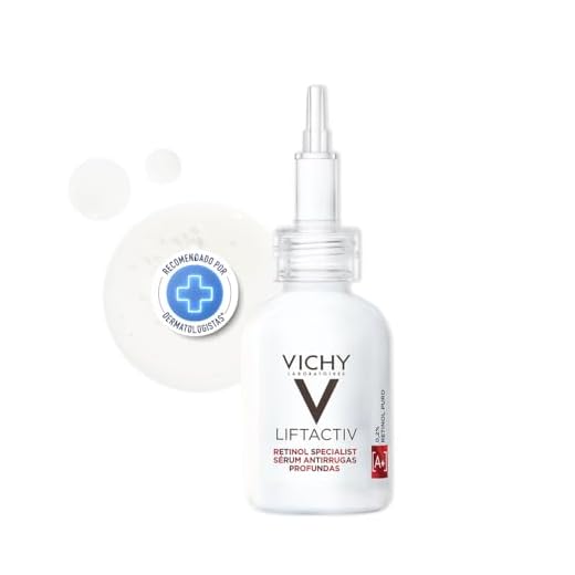 Vichy Retinol Serum Antirrugas com Frações Probióticas, Peptídeos Anti-idade, 30Ml