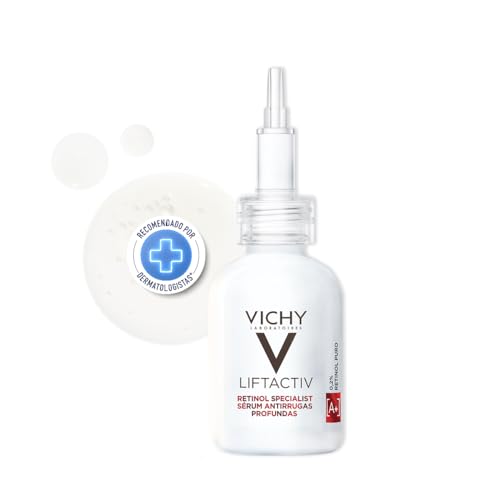Vichy Retinol Serum Antirrugas com Frações Probióticas, Peptídeos Anti-idade, 30Ml