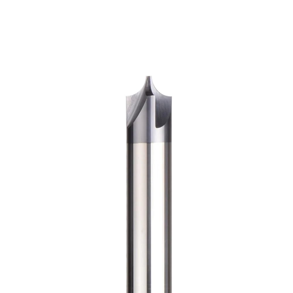 1pcs Carbide Radius Rounding Cutter End Mill, R0.5-R6 Deburring Solid Carbide End Mills CNC Router Bit Titanium Coating Chamfering Milling Cutter CNC Carbide Tools Inner R Mill(ICP4F-R2.5-H6)