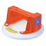 SONEE Electric Suction Cup, 8'-600 lbs Max Load Vacuum Suction Lifter, Digital Display, Auto Start Pump, Detachable Battery, Suction Cup Tool for Glass, Granite, Tile, Metal, Windshield (Orange)