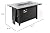 Altrigus 42" Fire Pit Table with Propane Gas,Patio Rectangular Firepit Tables with Lid & Rain Cover & Lava Rocks,Outdoor 50,000 BTU Fire Table for Outside Deck Backyard Balcony