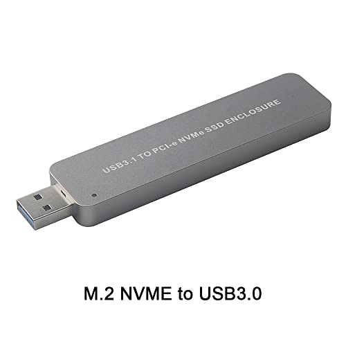 Qudai M.2 Adaptador NVME para USB 3.0 M2 NGFF PCIE Cartão Adaptador SSD Gabinete de Disco Rígido Por