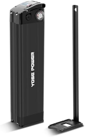 Yose Power UL 2271 48V 15.6Ah Silver Fish Ebike Battery for 100-1000W Motor Electric Bicycle Battery Replace for ECOTRIC Hammer Fat Tire FAT20850C Ebike Without Charger