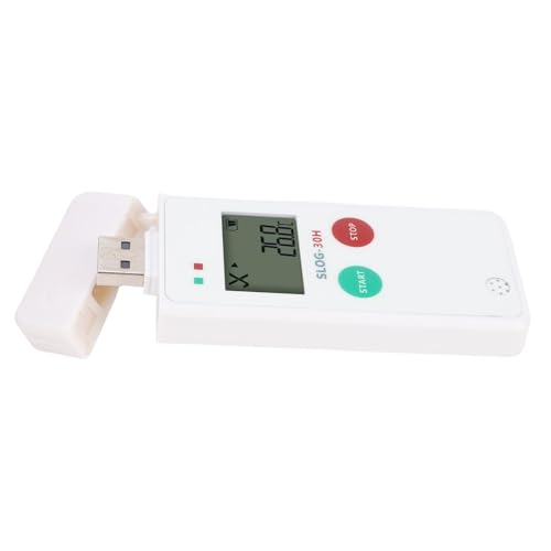 Registrador de temperatura USB para laboratorio, termohigrómetro digital 65000 datos 2