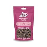 Fair Game Venison Training Bits for Dogs, Hormone-Free African Venison, Air-Dried Dog Treats, 4 oz, High Protein, Limited Ingredient