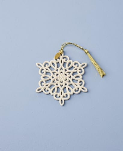 image for Lenox Ornament, 2025 Snow Fantasies Snowflake Ornament, Made from Porc