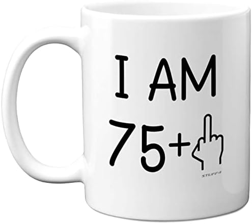 Stuff4 - 21st Birthday Gifts for Women Men, Novelty Mug Middle Finger, Funny Gifts, Perfect Birthday Present, Funny Mugs for Women Men, 11oz White Ceramic Dishwasher Safe, One Size