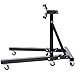 Donext Heavy Duty Engine Stand 2000 LB Capacity, 360-Degree Rotating Head with Adjustable Arms, Folding Steel Engine Holder Jack with Industrial Casters(Black)