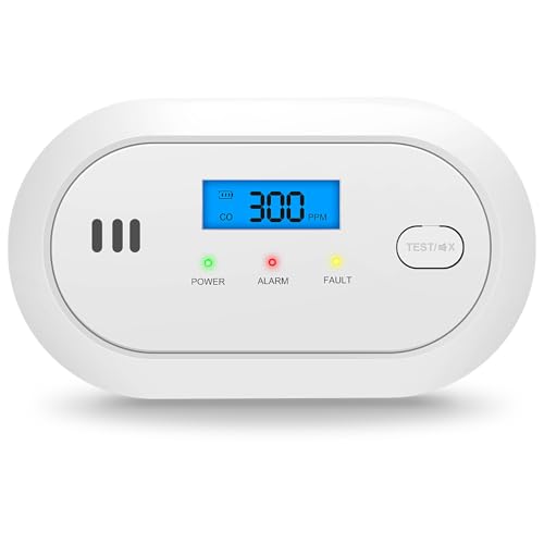 Detector de Monóxido de Carbono Sensor de 10 años, Detector de
