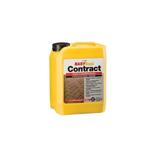 Easyseal - Contract Block & Concrete Sealer. Oil & Waterproof Outdoor Sealant For Block Paving Slabs. 5L Water-Based Acrylic Driveway Sealer Block Paving Patio Seal. - 2