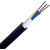 NYYJ 4 Core 1.5mm Tough Black PVC Hi-Tuff Outdoor Cable Per Metre