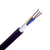 NYY-J HITUF 1.5mm 3 CORE OUTDOOR CABLE 15 MTRS BLACK