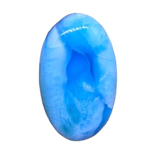 Larimar cabochon ovale 35mm pour concevoir un bijou personnalisé