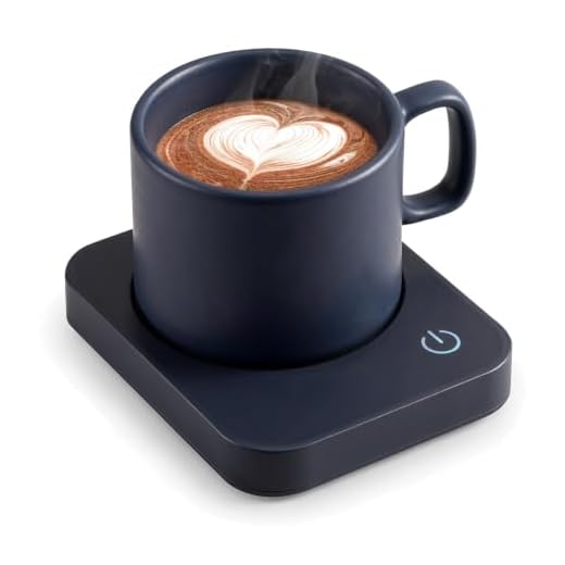 VOBAGA Coffee Mug Warmer, Electric Coffee Warmer for Desk with Auto Shut Off, 3 Temperature Setting Smart Cup Warmer for Heating Coffee, Beverage, Milk, Tea and Hot Chocolate (No Cup)