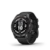 Garmin fēnix 7 Pro Solar, Smartwatch, Ricarica solare, 47mm, Torcia LED, Display 1,3", Touchscreen, +30 Sport, GNSS multi-band, Mappe, Musica, GarminPay, Autonomia 22 giorni (Slate Gray & Black)