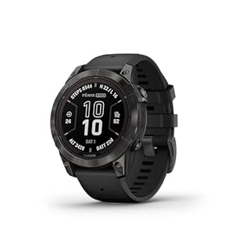 Garmin fēnix 7 Pro Solar, Smartwatch, Ricarica solare, 47mm, Torcia LED, Display 1,3", Touchscreen, +30 Sport, GNSS multi-band, Mappe, Musica, GarminPay, Autonomia 22 giorni (Slate Gray & Black)